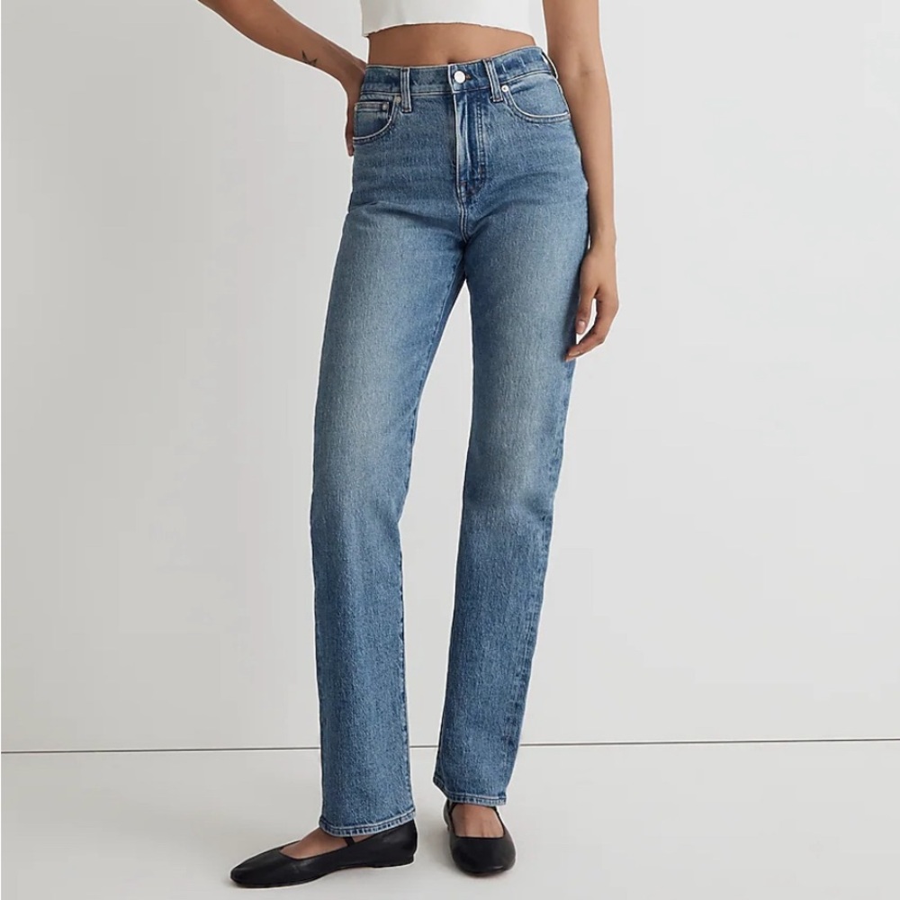 Madewell perfect vintage straight jeans